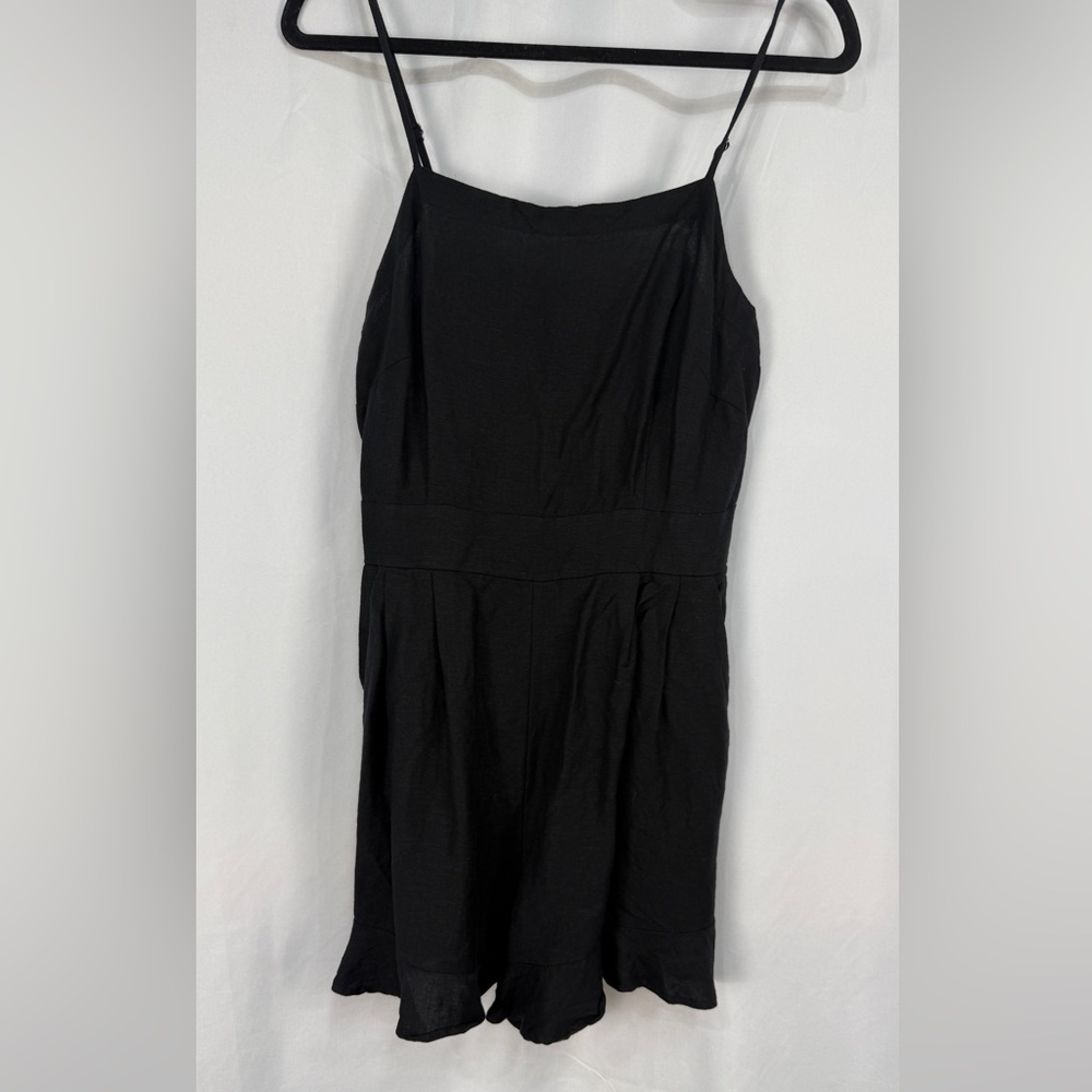 LOFT Black Halter Sheath Midi Shorts